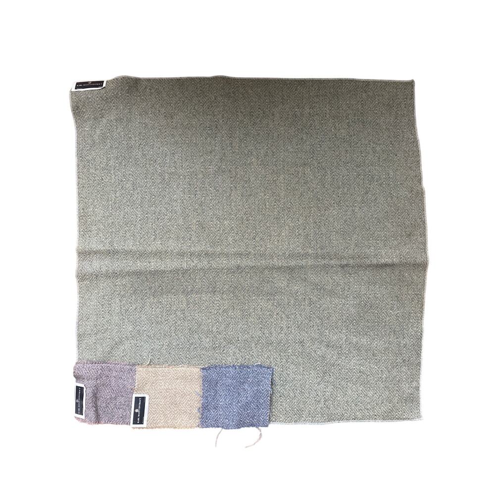 Karl Mann Contract "Grenadier" prairie sage fabric vintage swatch 29” x 28”